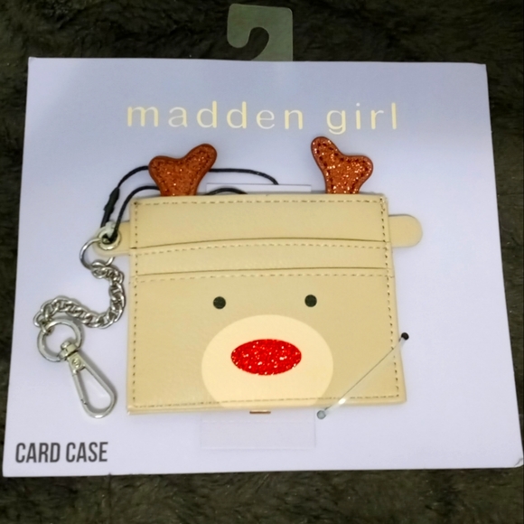 Madden Girl Handbags - Madden Girl Reindeer Card Case Wallet